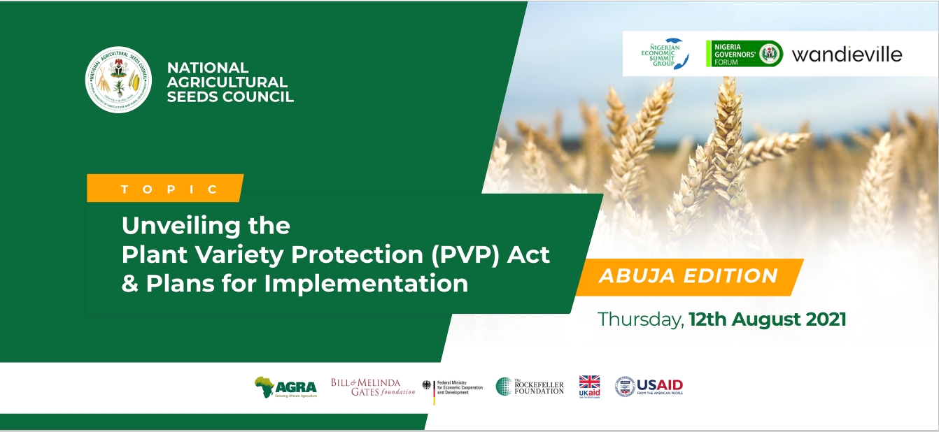 NASC, NESG unveils the Plant Variety Protection (PVP) Act 2021 In Abuja